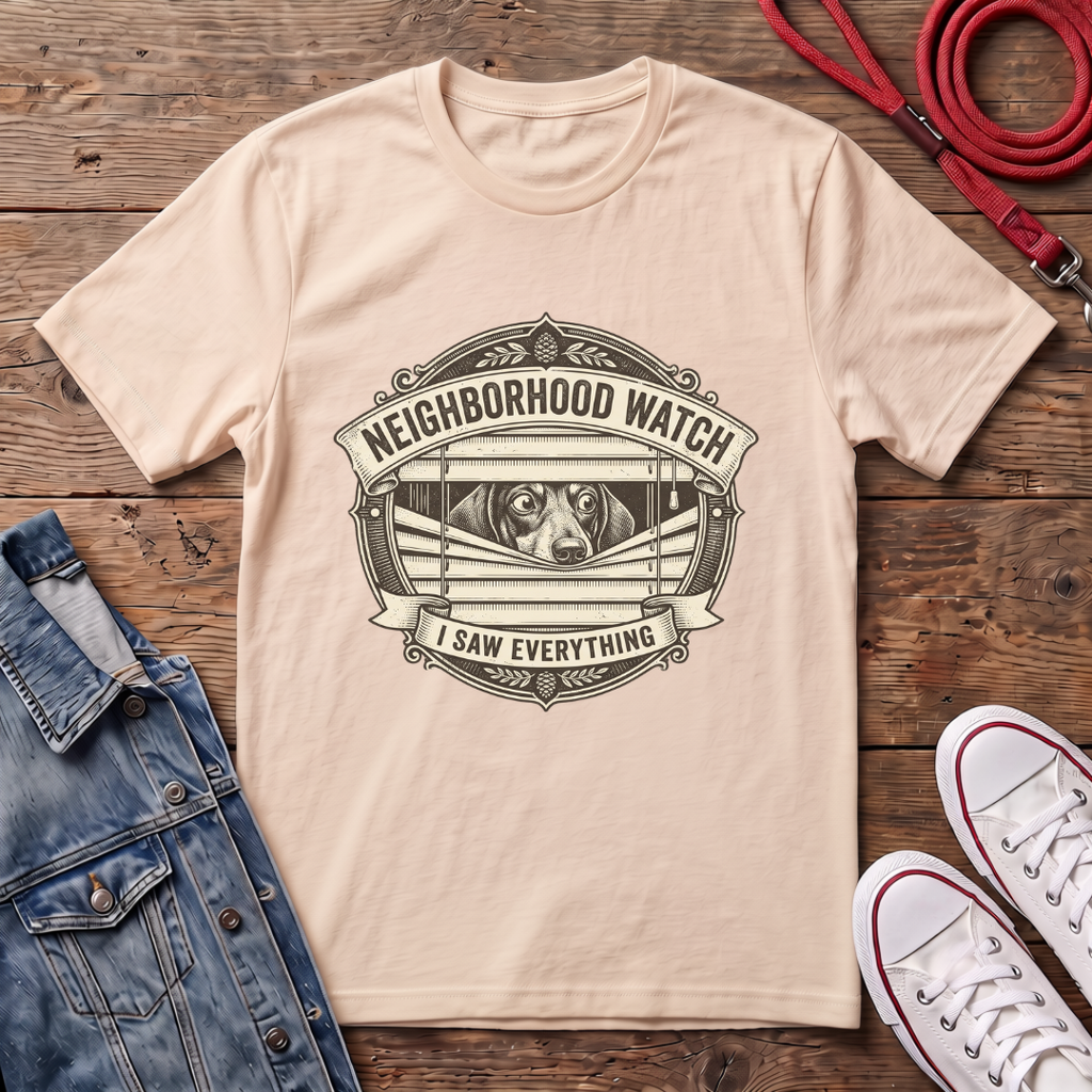Neighborhood Watch - Smooth Haired T-shirt