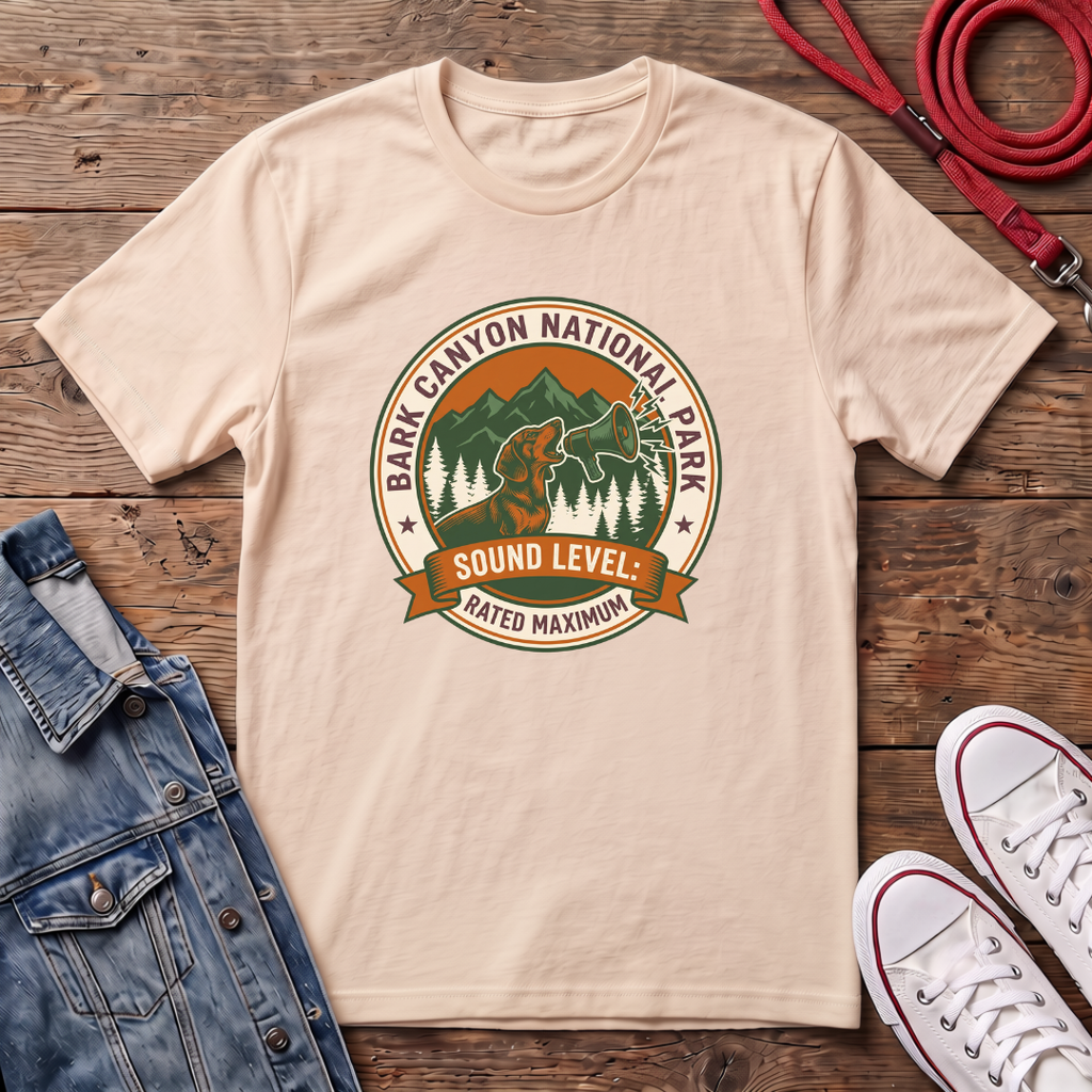 Bark Canyon National Park - Smooth Haired T-shirt