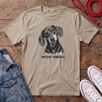Dachshund Smooth Haired - Explain Yourself T-shirt