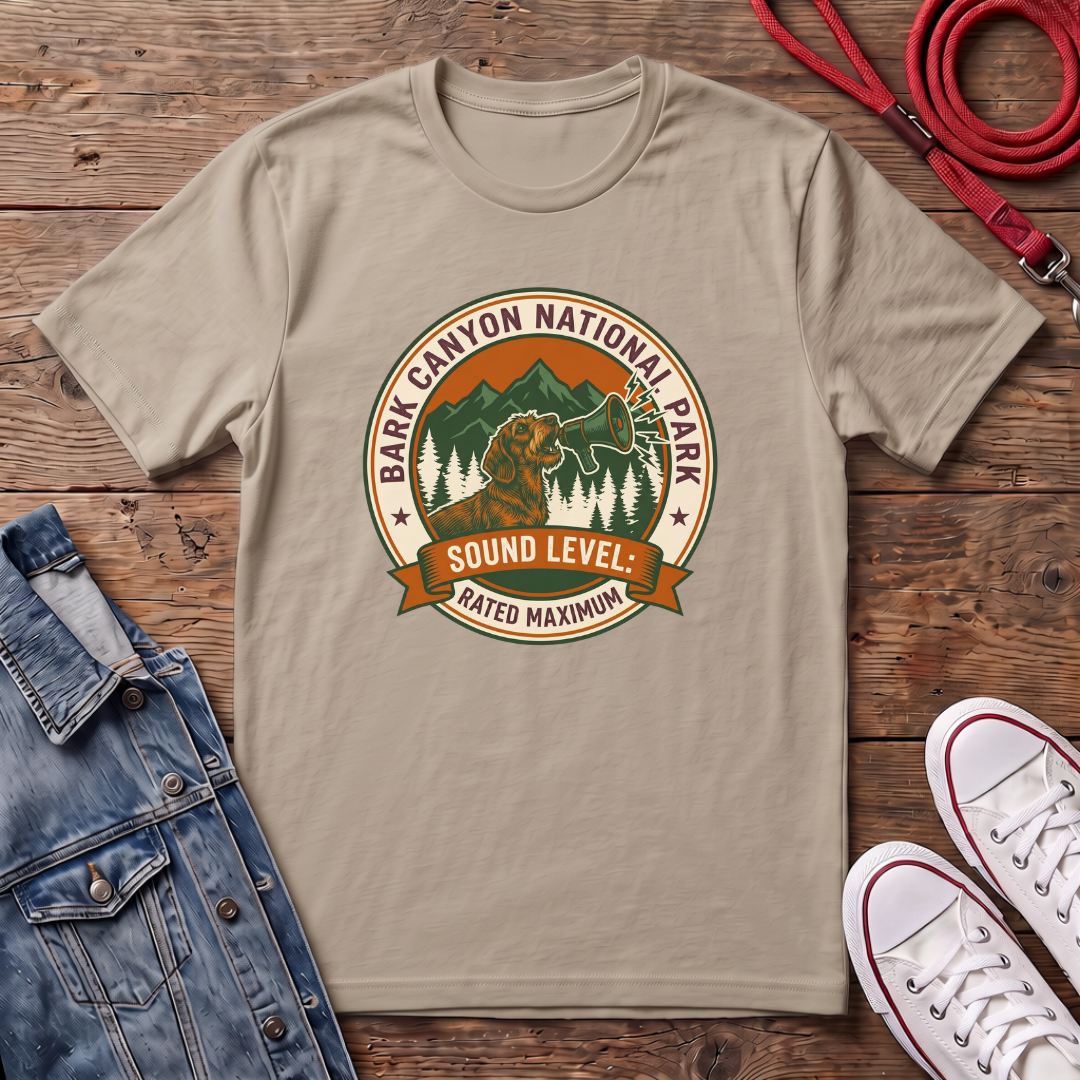 Bark Canyon National Park - Wired Haired T-shirt