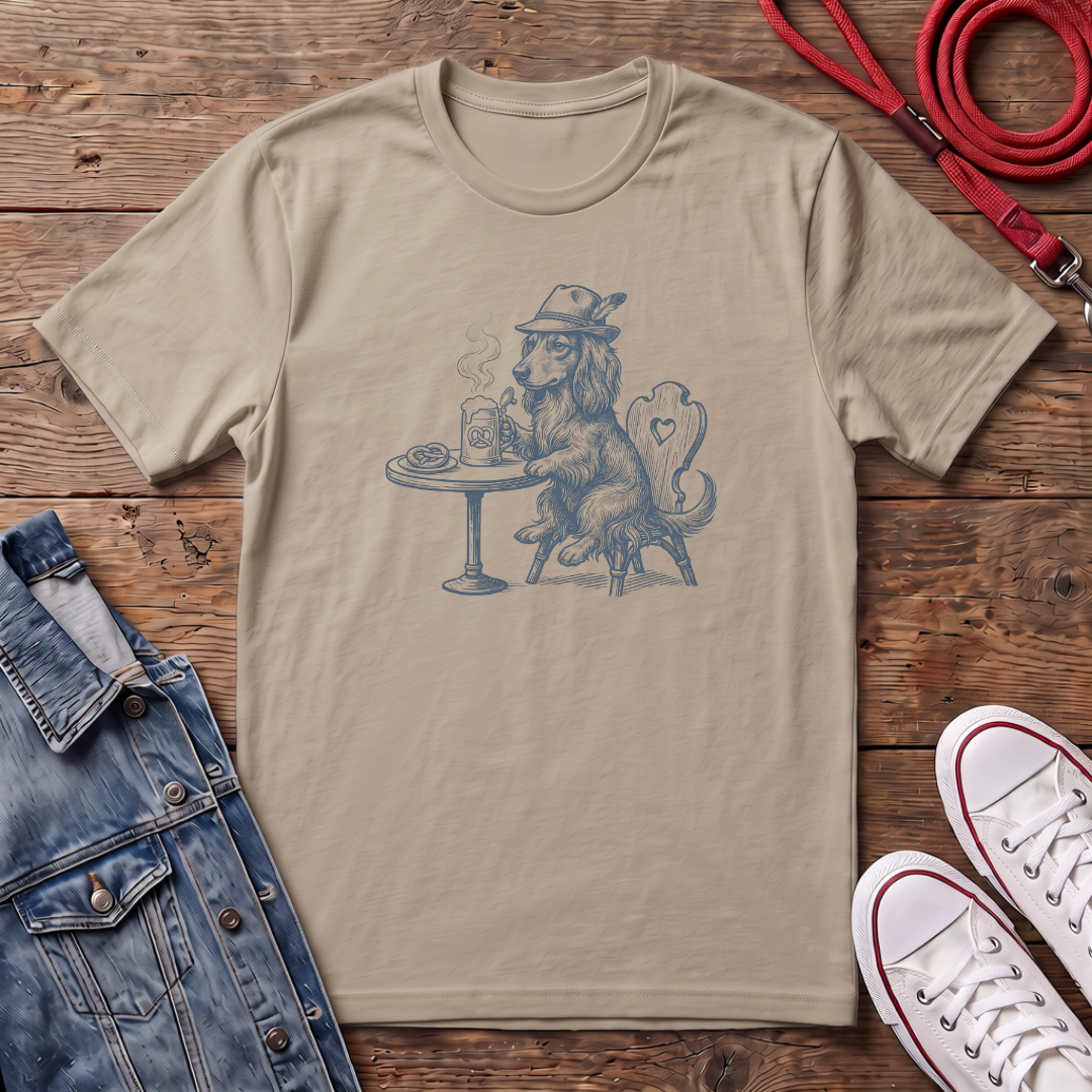 Pretzel and Beer - Long Haired T-shirt