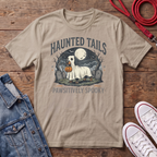 Haunted Tails Dachshund Halloween  T-shirt