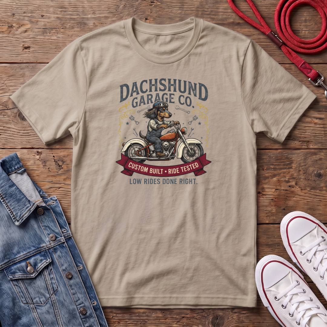 Dachshund Garage Co T-shirt