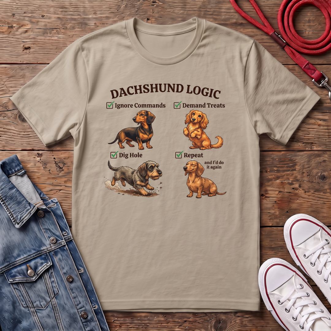 Dachshund Logic T-shirt