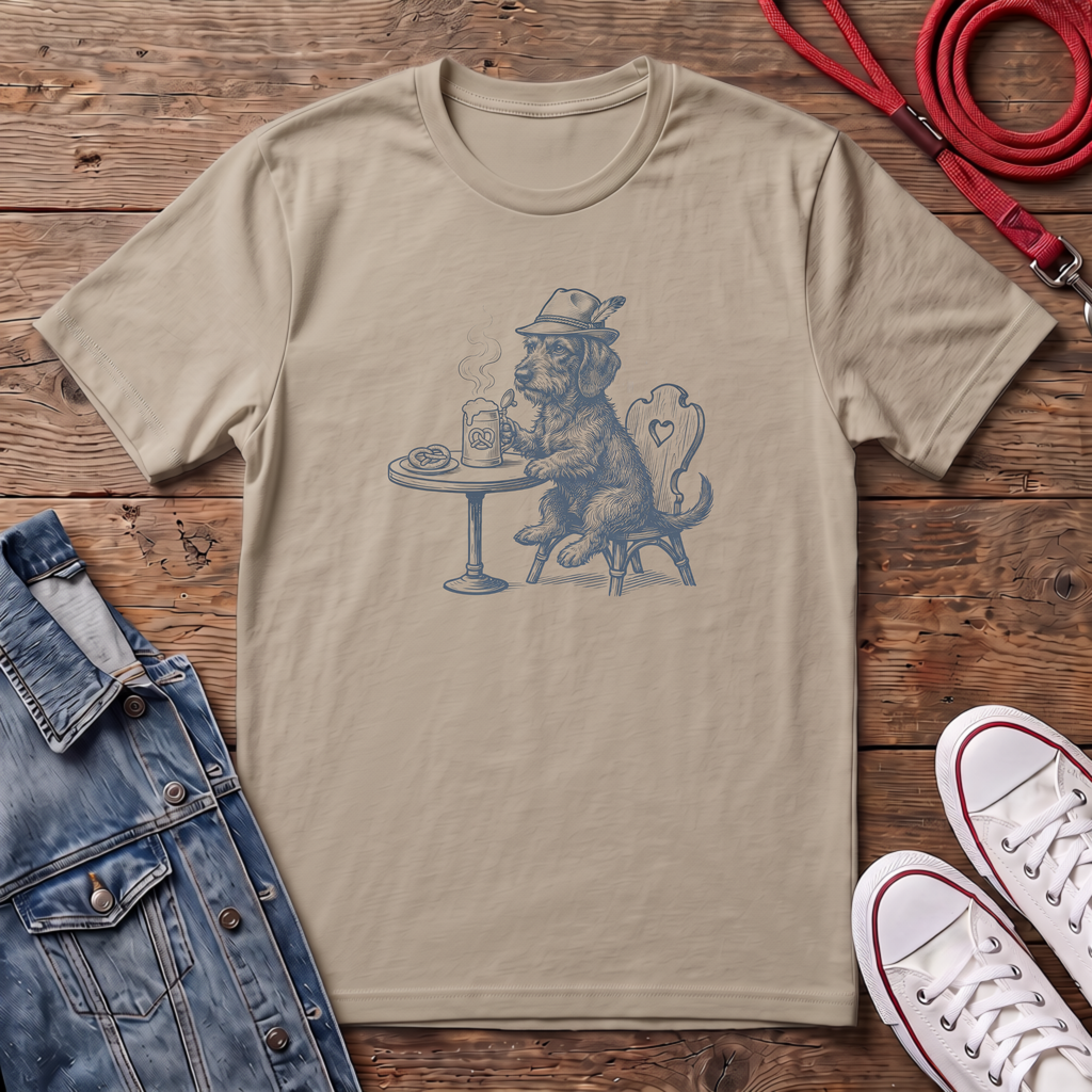 Pretzel and Beer - Wired Haired T-shirt