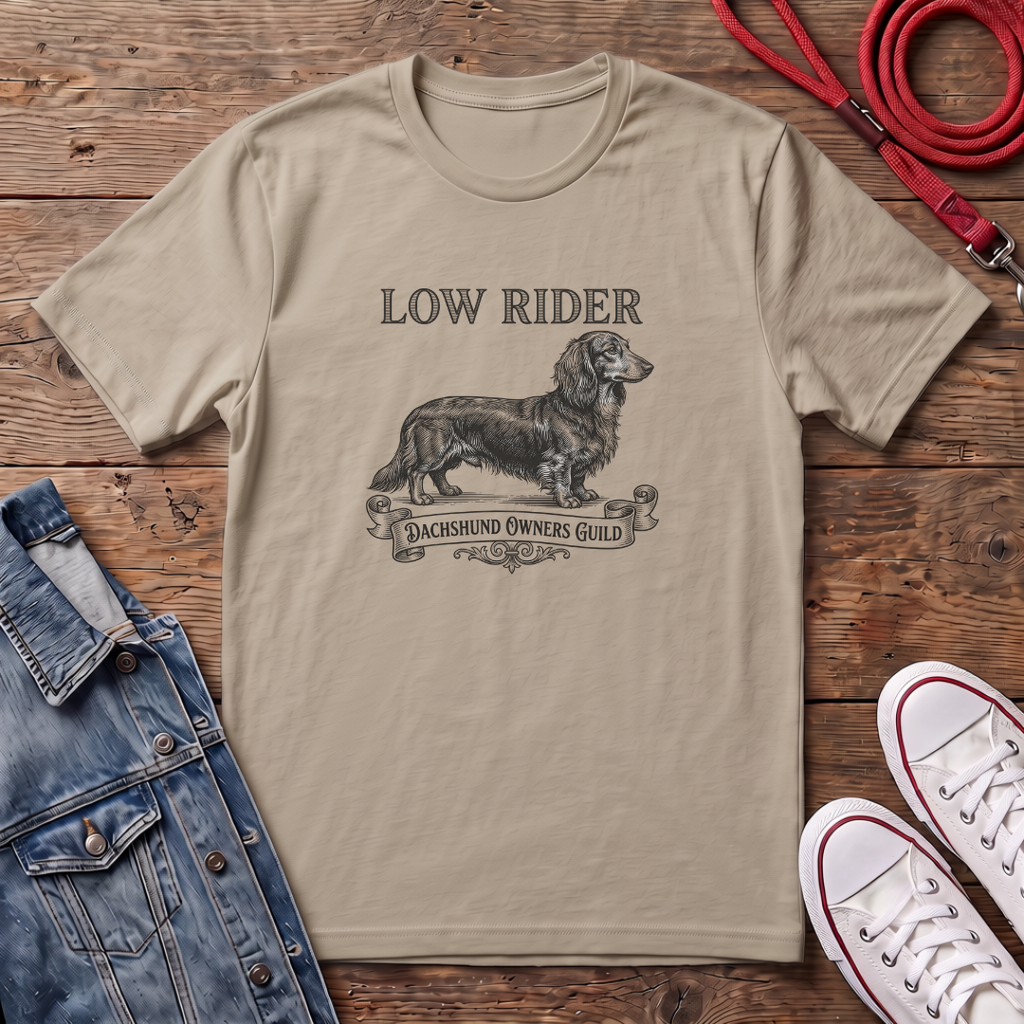 Low Rider, Dachshund Owners Guild - Long Haired T-shirt