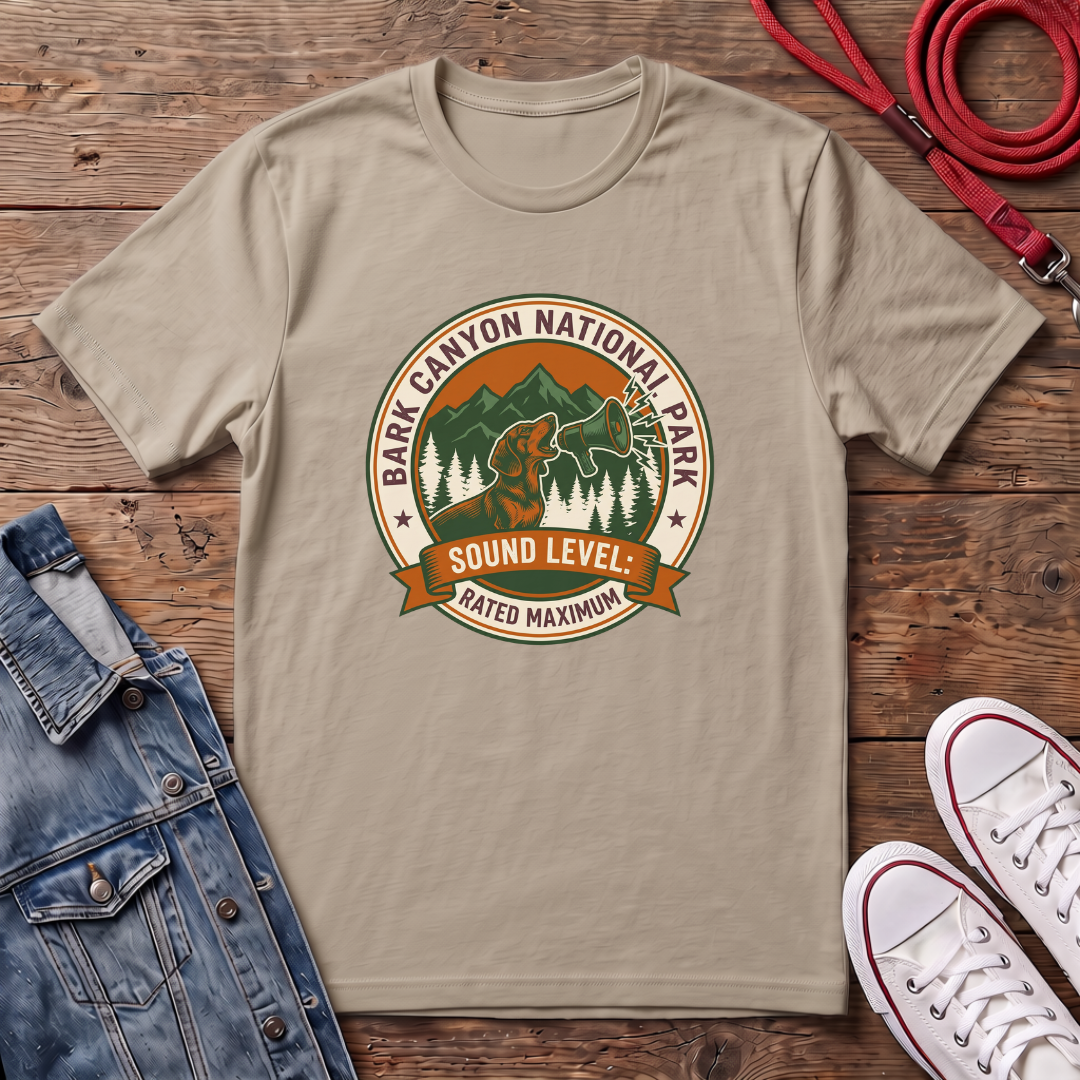 Bark Canyon National Park - Smooth Haired T-shirt