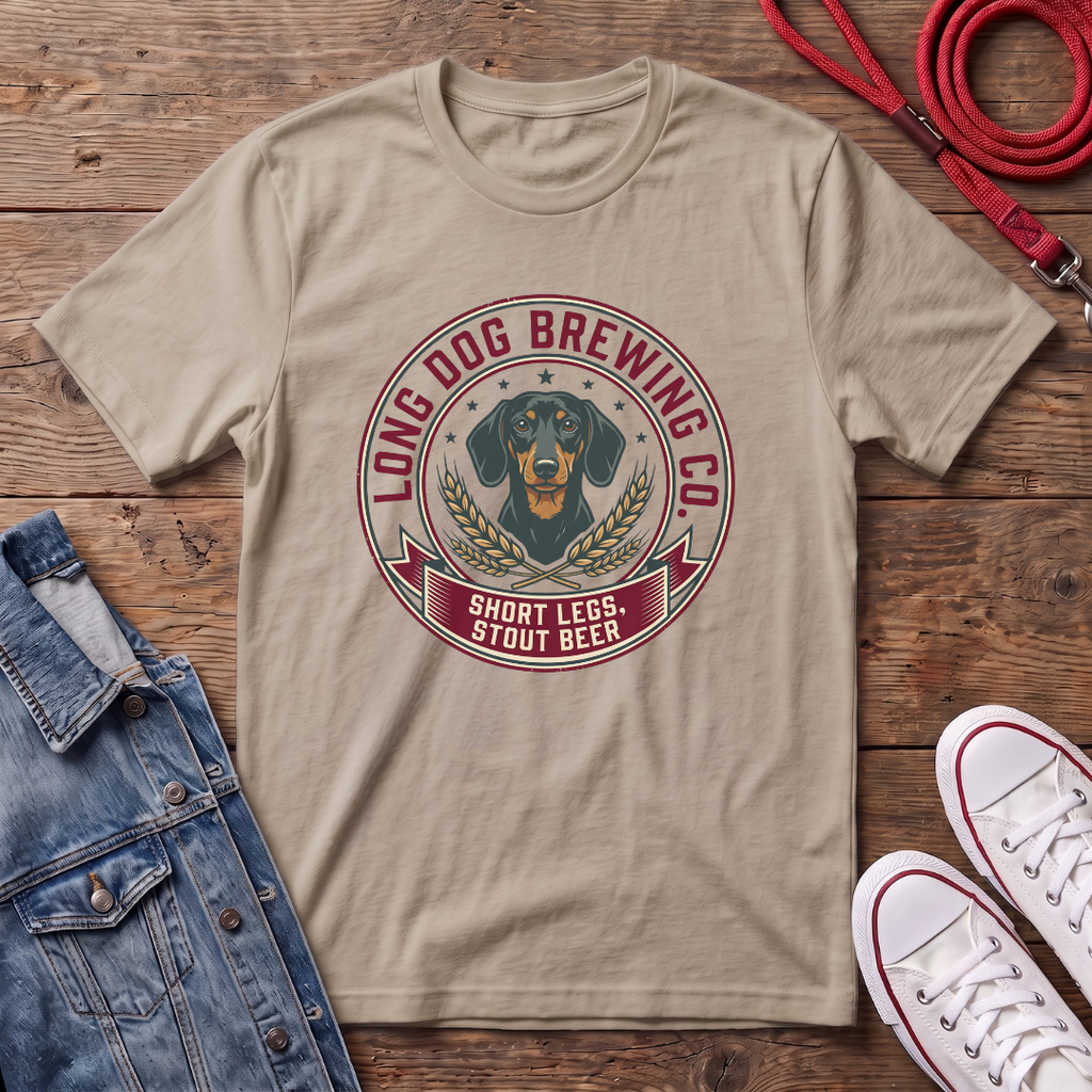 Long Dog Brewing Co - Smooth Haired T-shirt