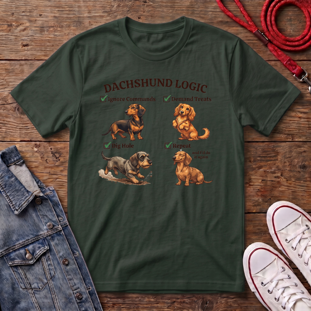 Dachshund Logic T-shirt
