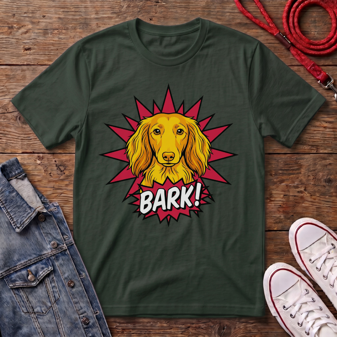 Bark! - Dachshund Long Haired T-shirt