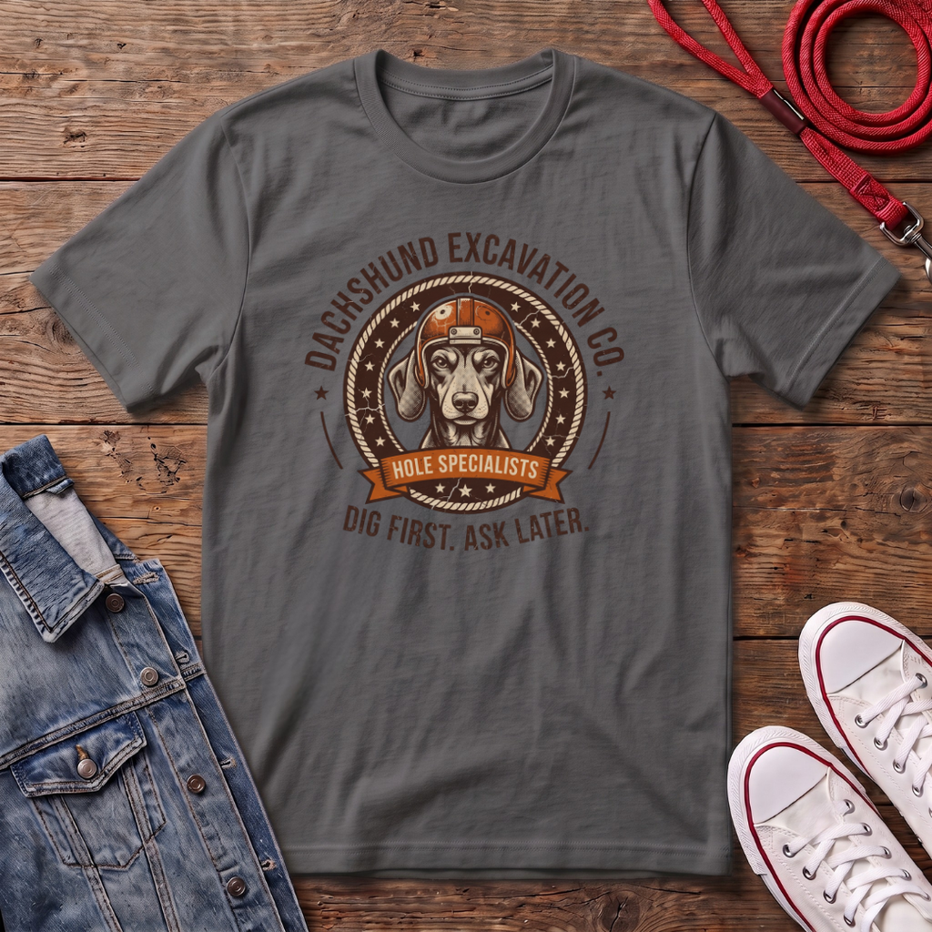 Dachshund Excavation Co II T-shirt