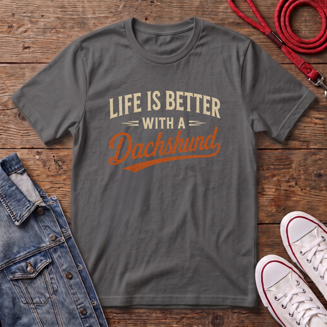 Life is Better With a Dachshund T-shirt