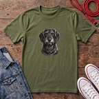Dachshund Wired Face T-shirt