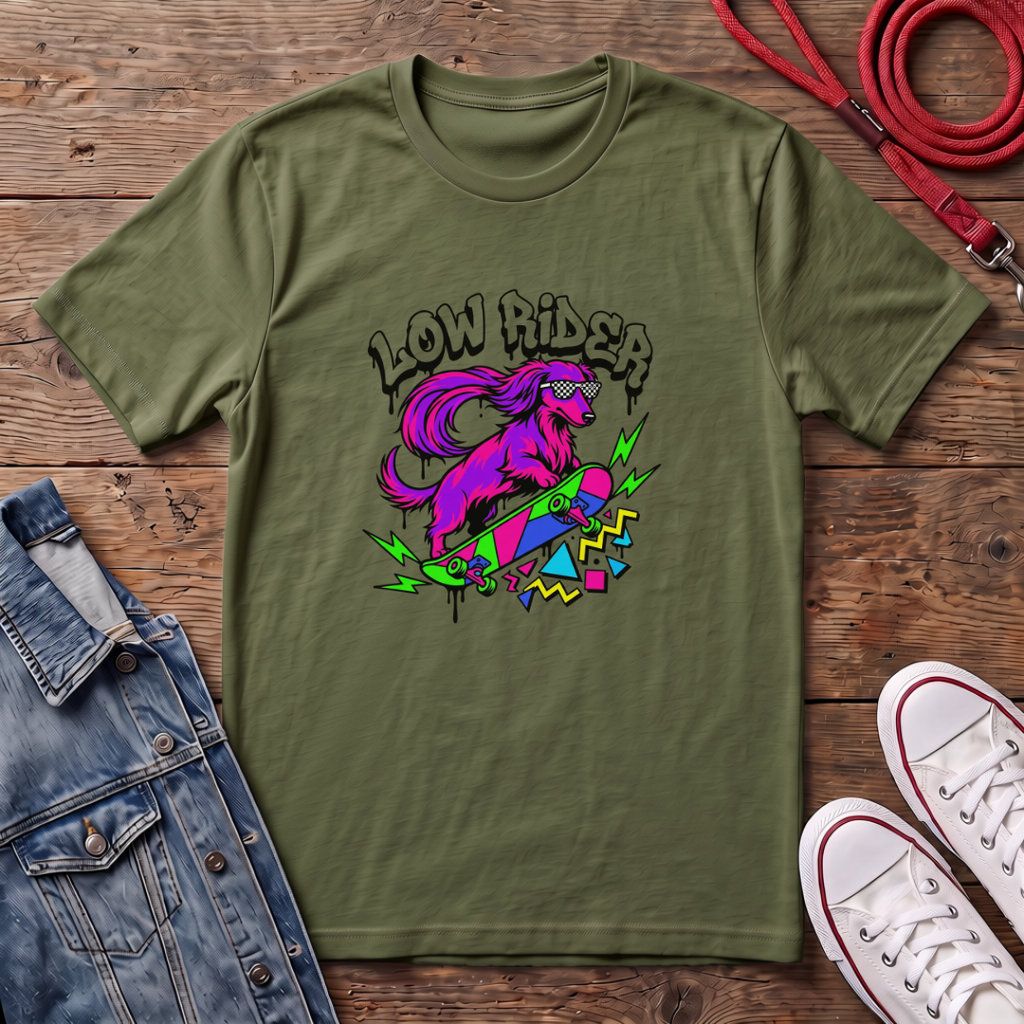Low Rider Skate - Long Haired T-shirt