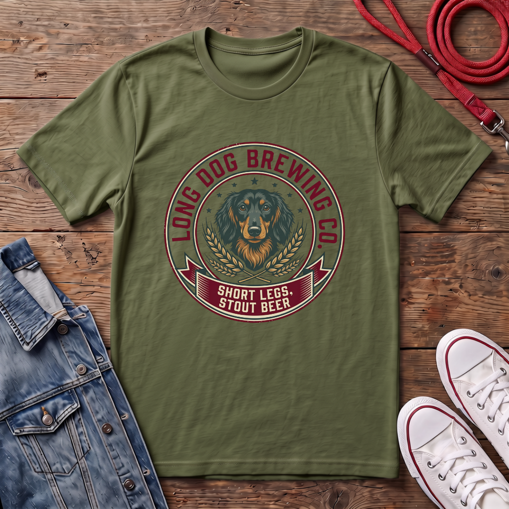 Long Dog Brewing Co - Long Haired T-shirt