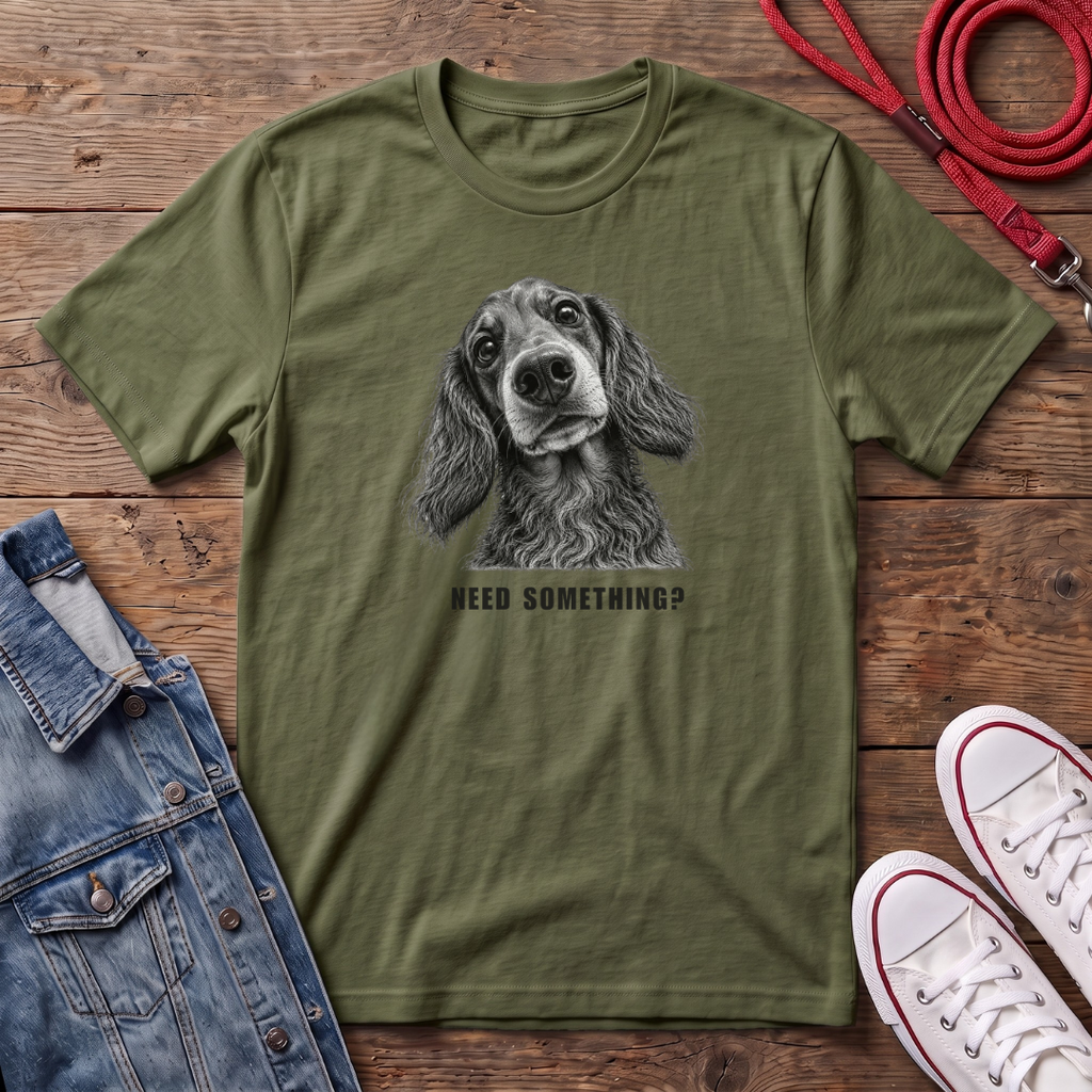 Dachshund Long Haired - Need Something ? T-shirt