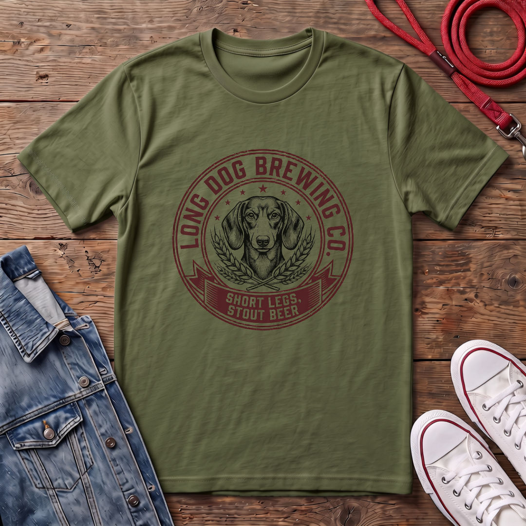 Long Dog Brewing Co - Smooth Haired T-shirt