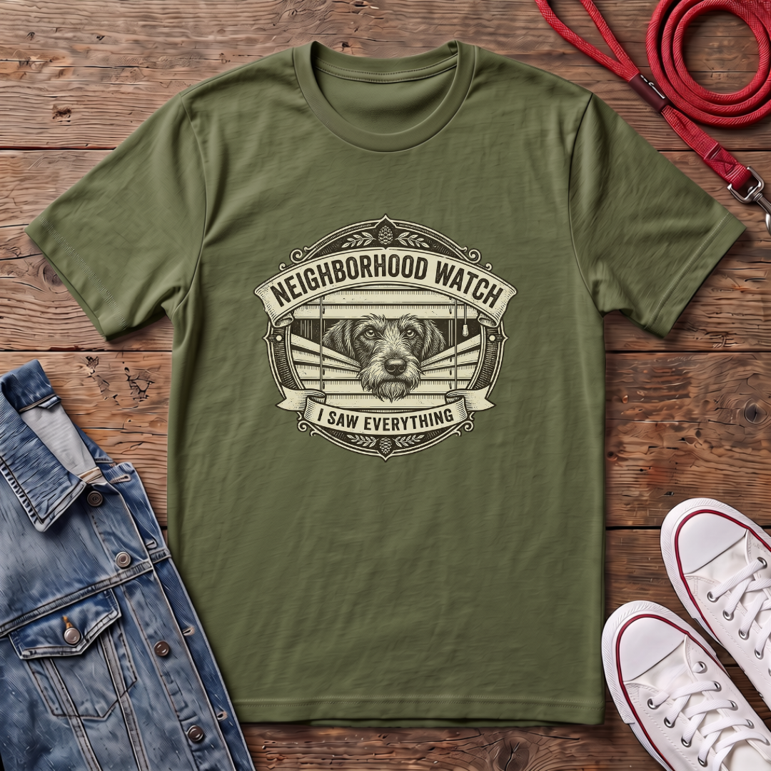 Neighborhood Watch - Wired Haired T-shirt