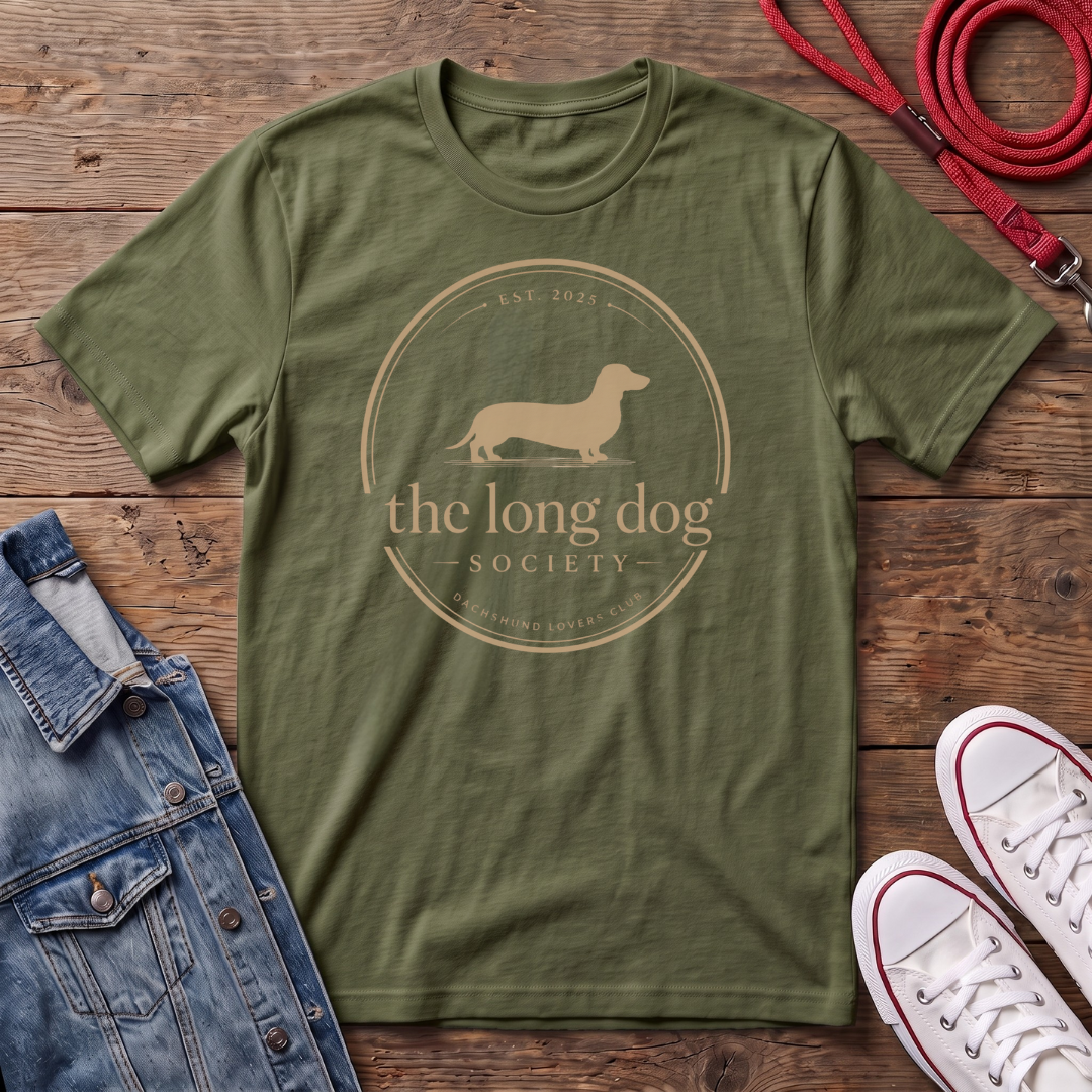 The Long Dog Society Circle T-shirt