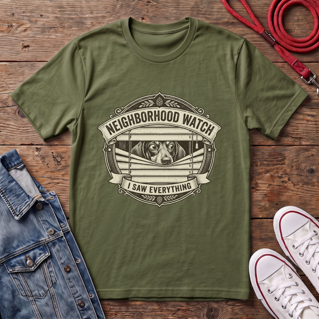 Neighborhood Watch - Smooth Haired T-shirt