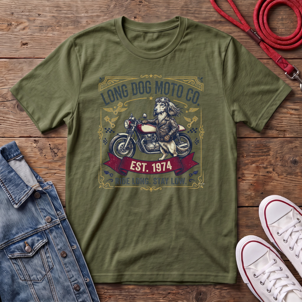 Long Dog Moto Co T-shirt