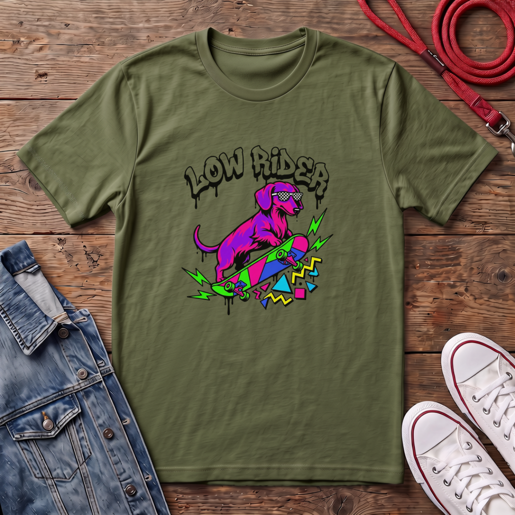 Low Rider Skate - Smooth Haired T-shirt