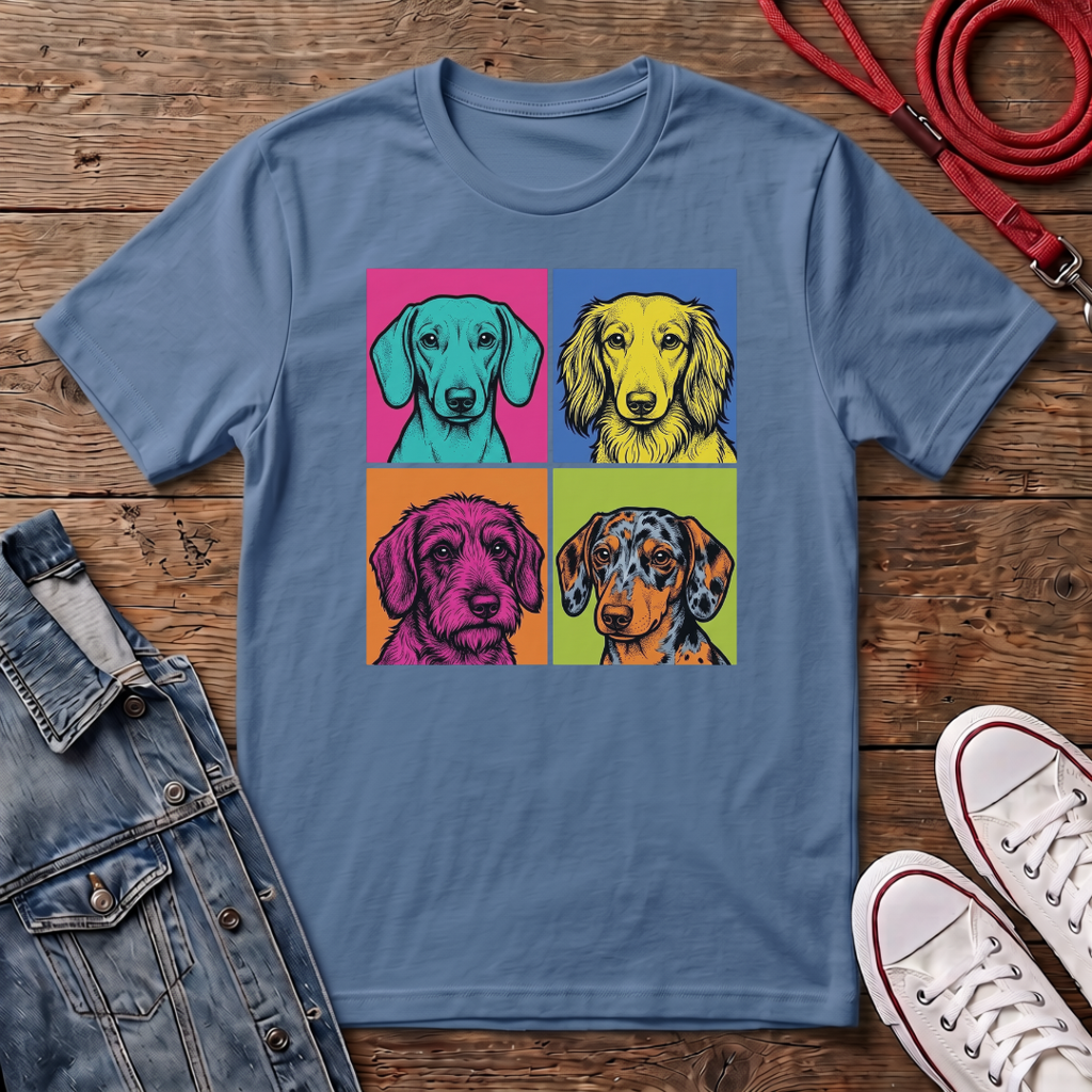 All Dachshund Faces T-shirt