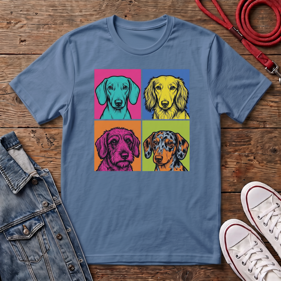 All Dachshund Faces T-shirt