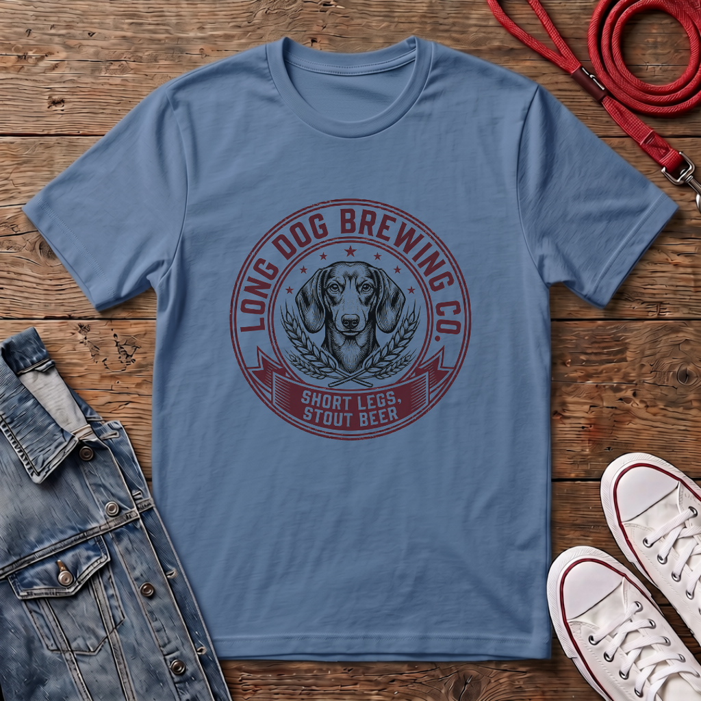Long Dog Brewing Co - Smooth Haired T-shirt