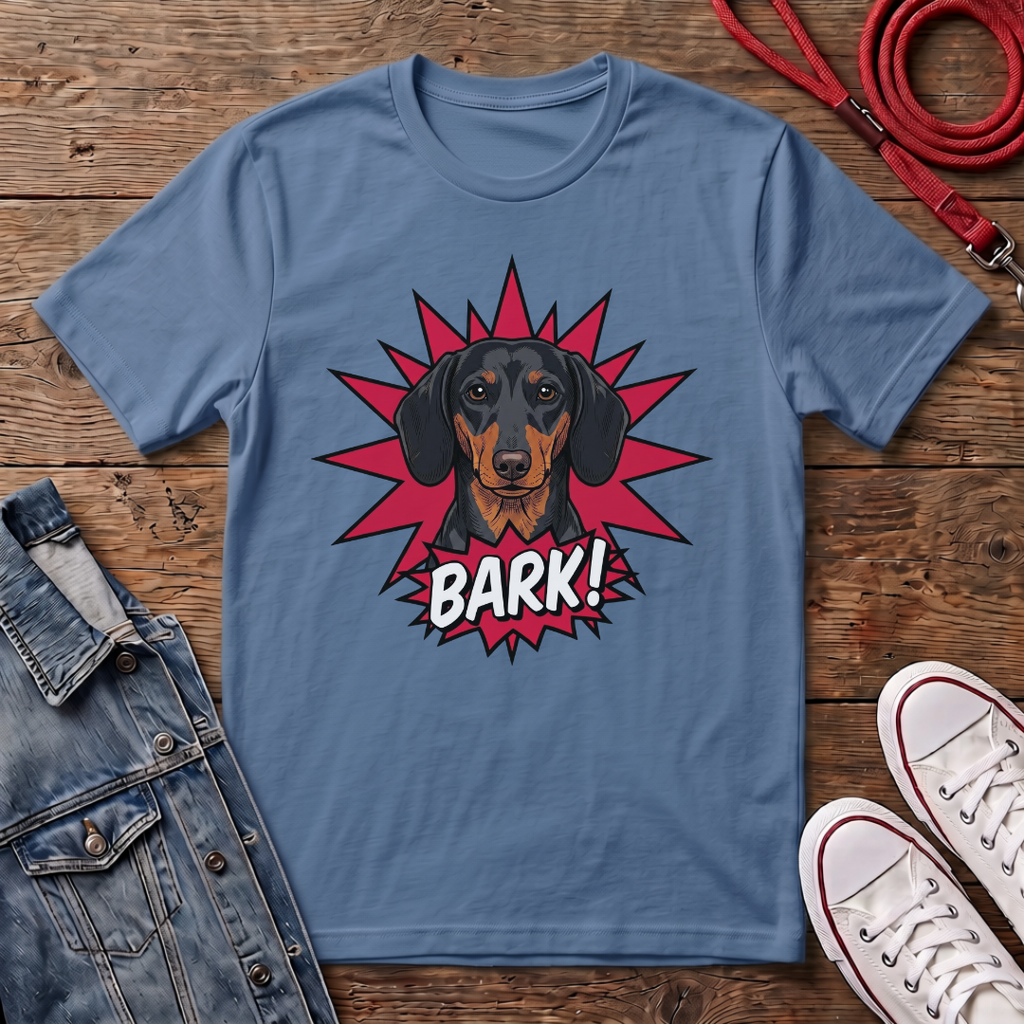 Bark! - Dachshund Smooth Haired T-shirt