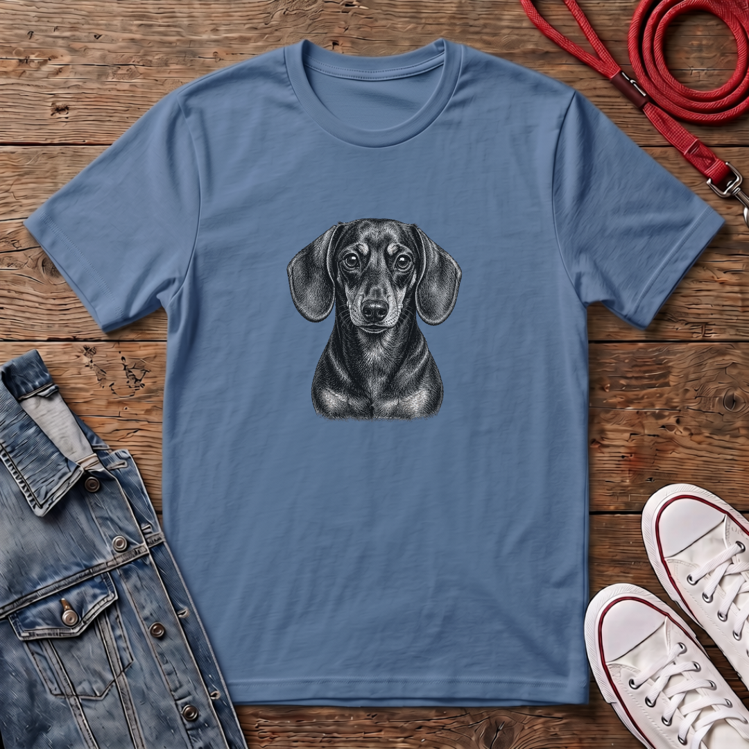 Dachshund Smooth Haired Face T-shirt