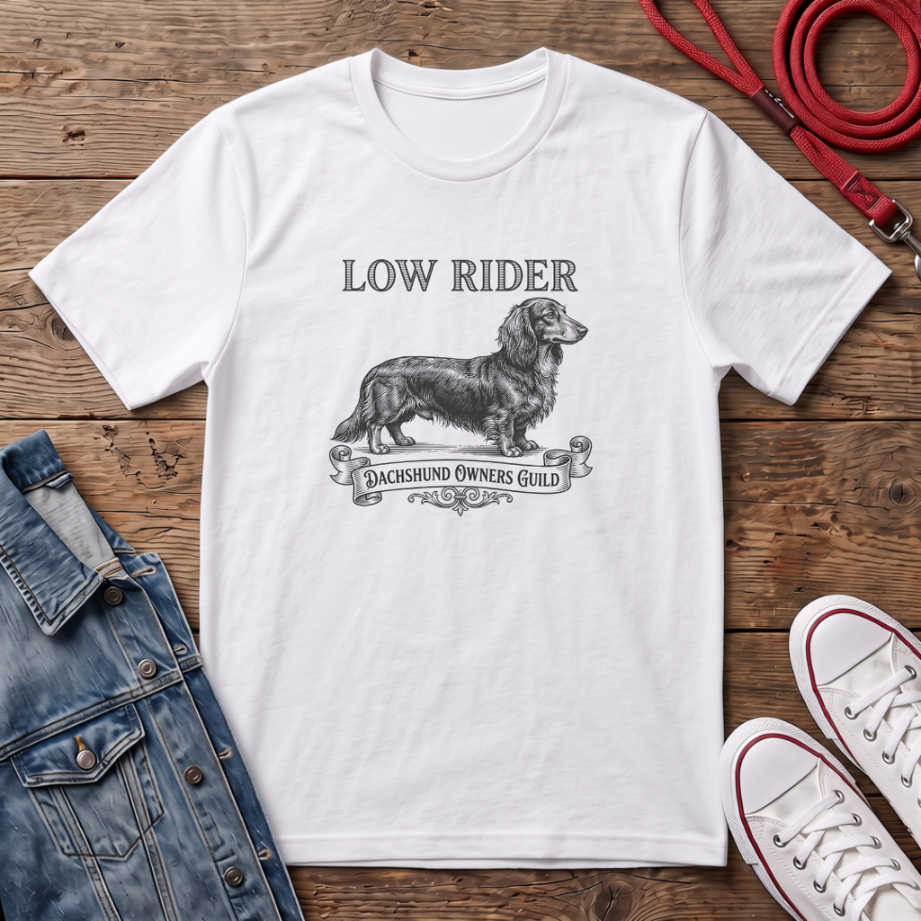 Low Rider, Dachshund Owners Guild - Long Haired T-shirt