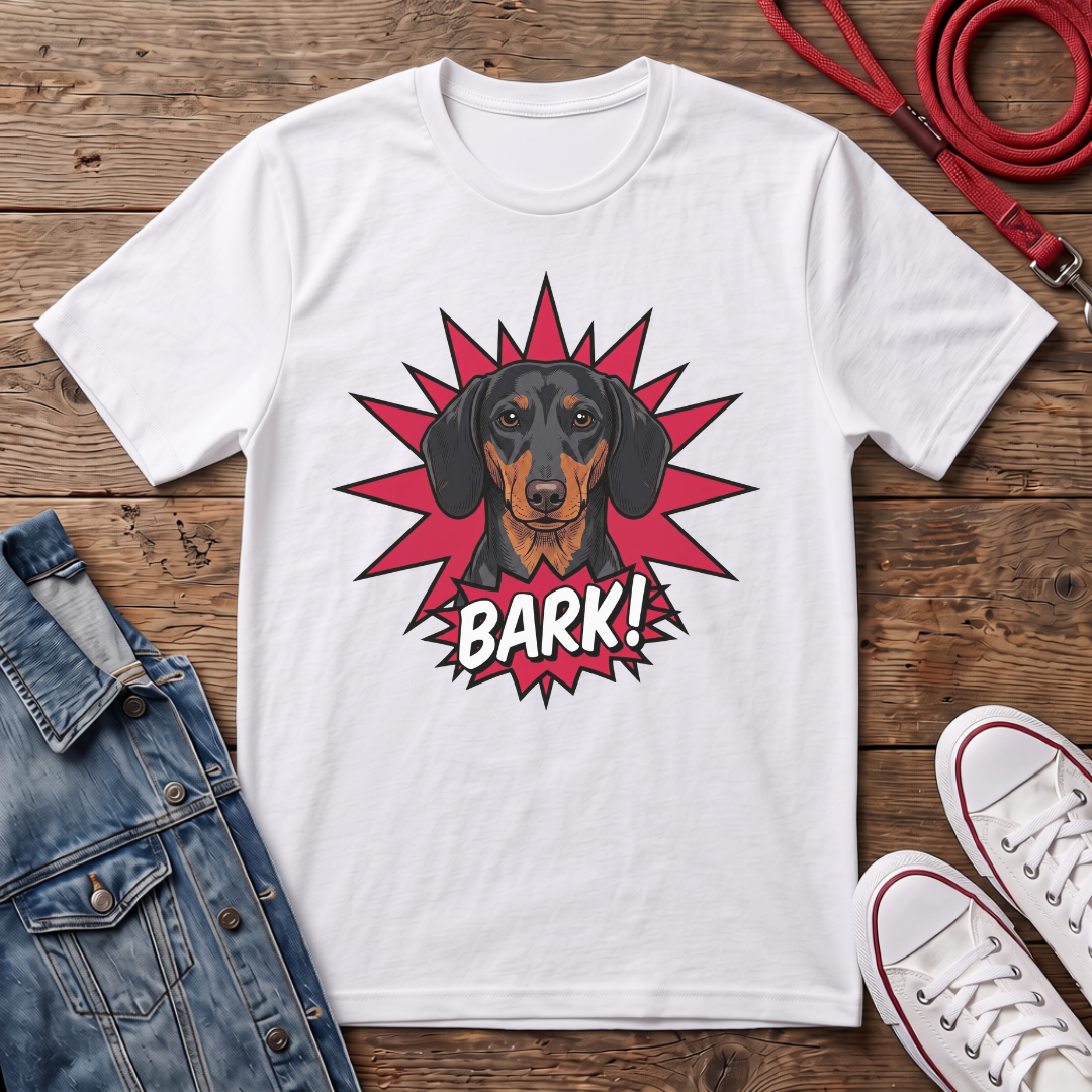 Bark! - Dachshund Smooth Haired T-shirt