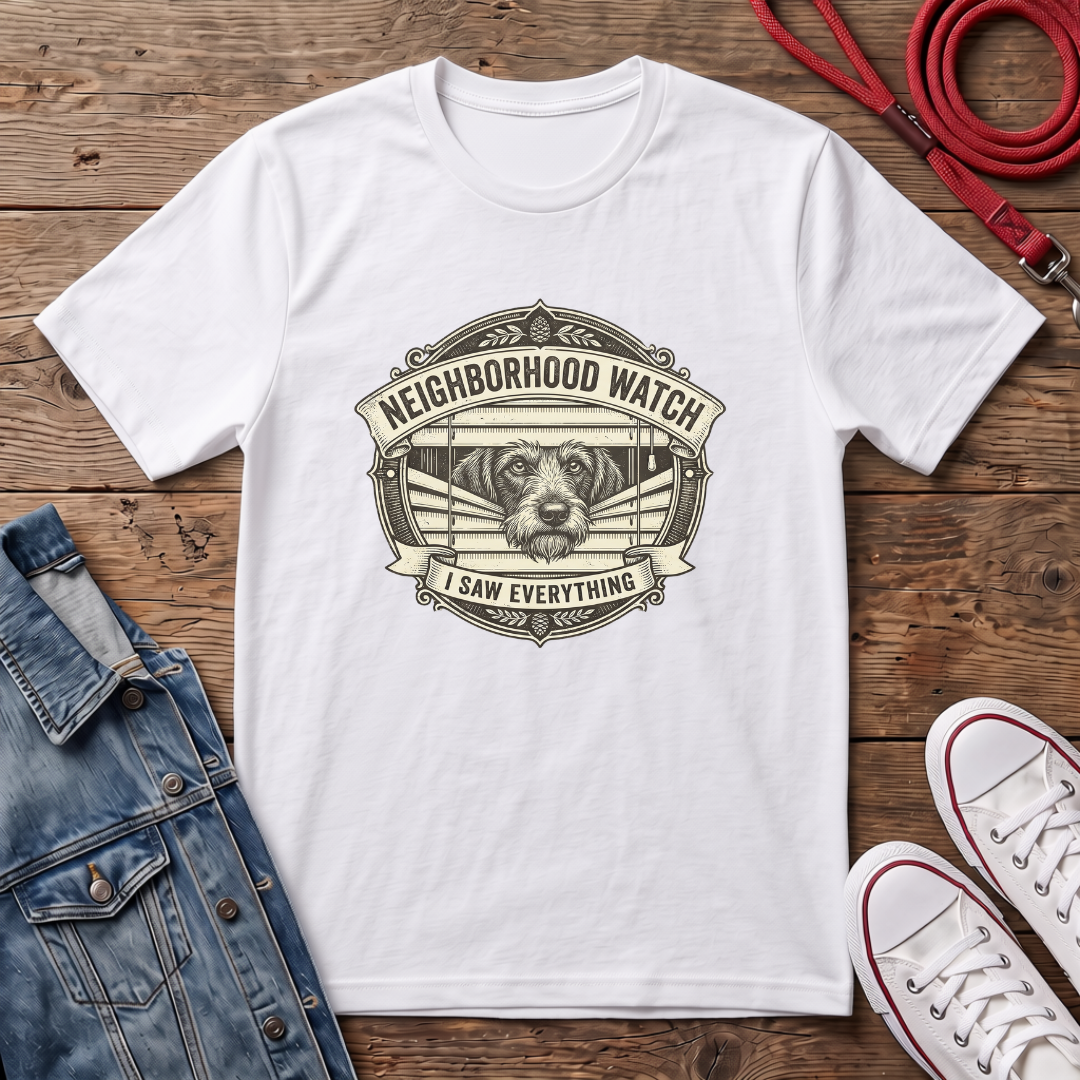 Neighborhood Watch - Wired Haired T-shirt