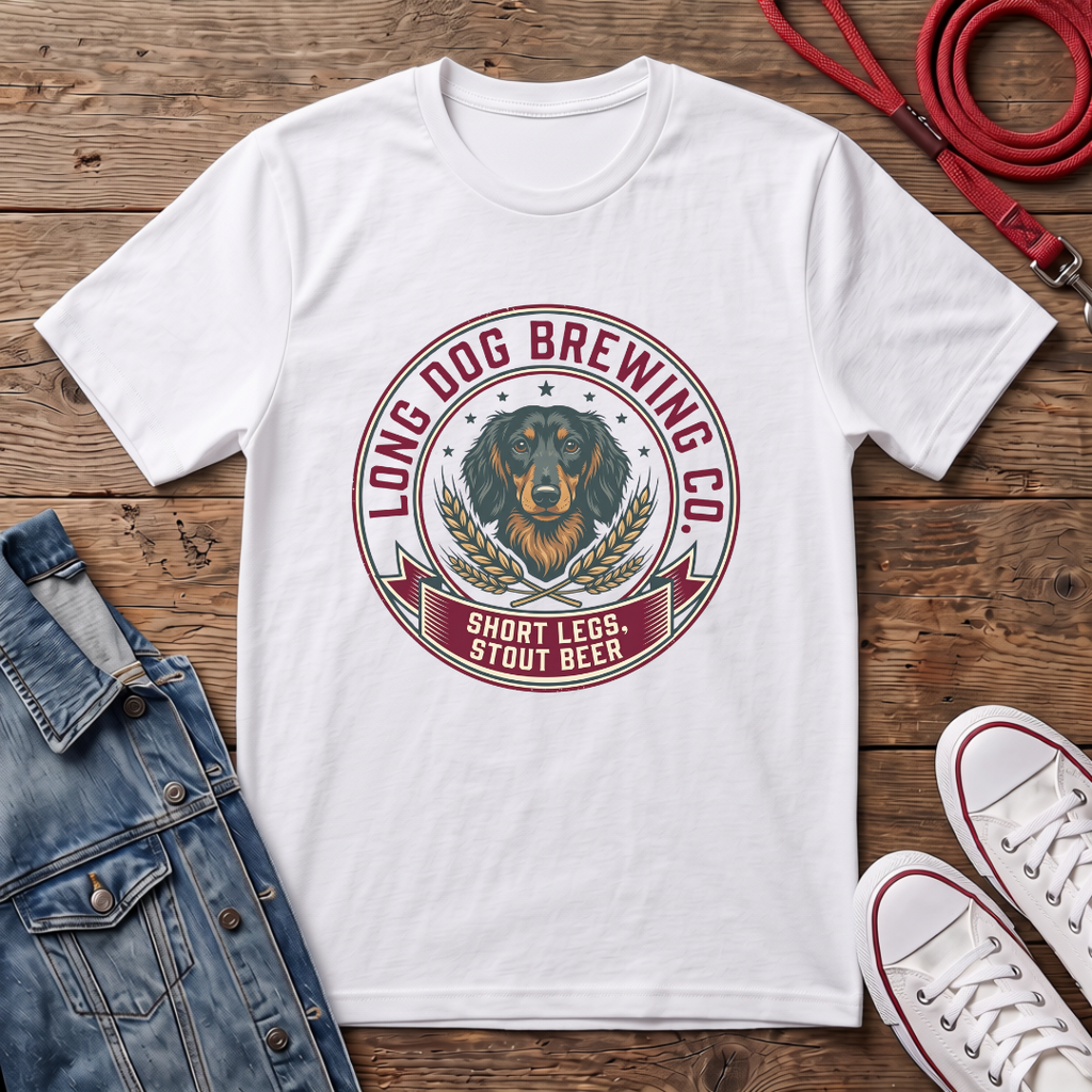 Long Dog Brewing Co - Long Haired T-shirt
