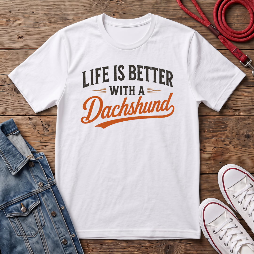 Life is Better With a Dachshund T-shirt