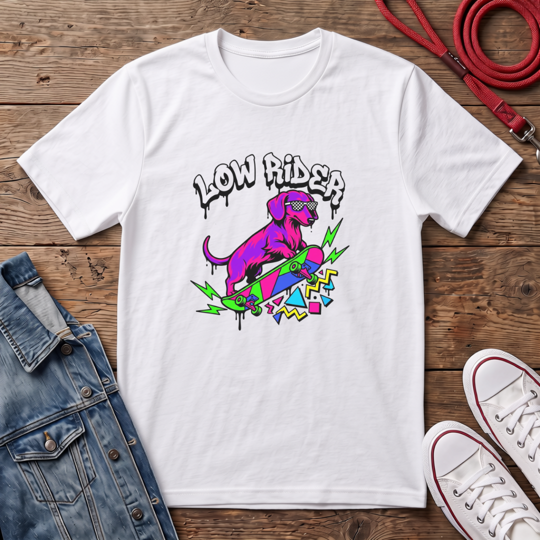 Low Rider Skate - Smooth Haired T-shirt