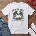 Haunted Tails Dachshund Halloween  T-shirt