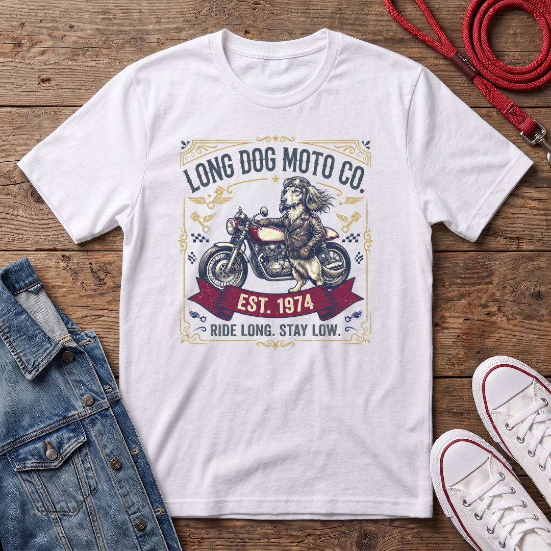 Long Dog Moto Co T-shirt