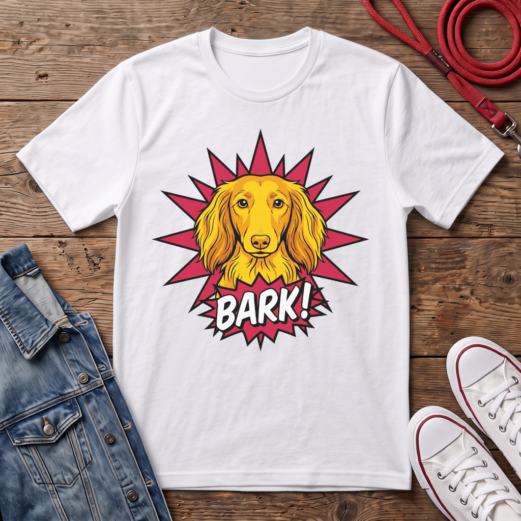 Bark! - Dachshund Long Haired T-shirt