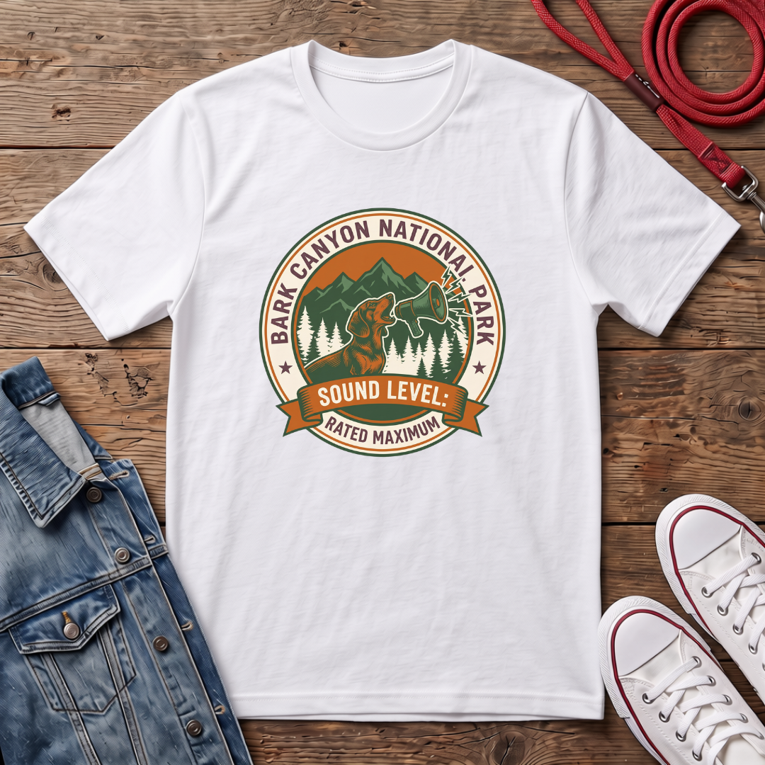 Bark Canyon National Park - Smooth Haired T-shirt