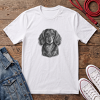 Dachshund Long Haired Face T-shirt