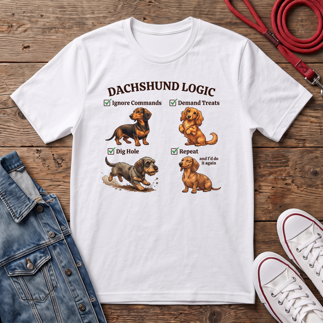 Dachshund Logic T-shirt