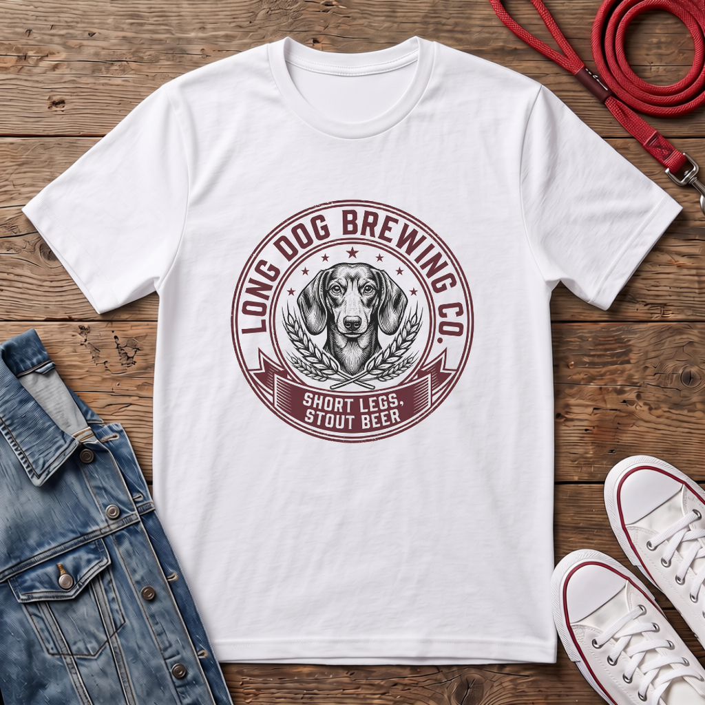 Long Dog Brewing Co - Smooth Haired T-shirt