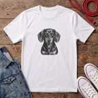 Dachshund Smooth Haired Face T-shirt